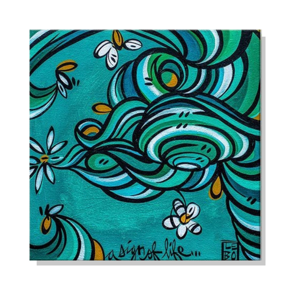 Sign Of Life - Lebo Steel Mineral Print